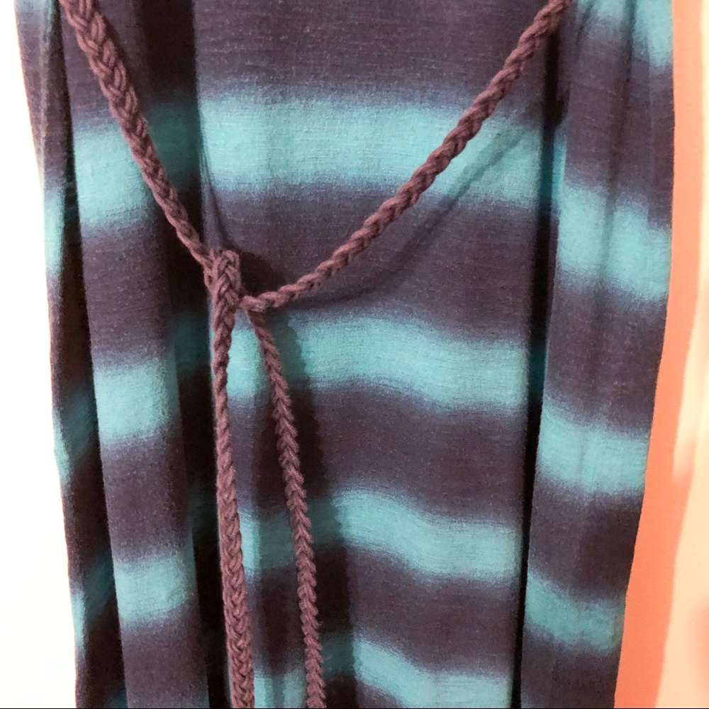 lucky brand | striped maxi dress dip dye small - Picture 4 of 6